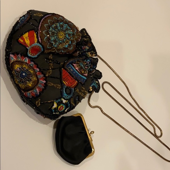 Antique/Vintage Beautiful Beaded Evening Purse - Picture 7 of 9